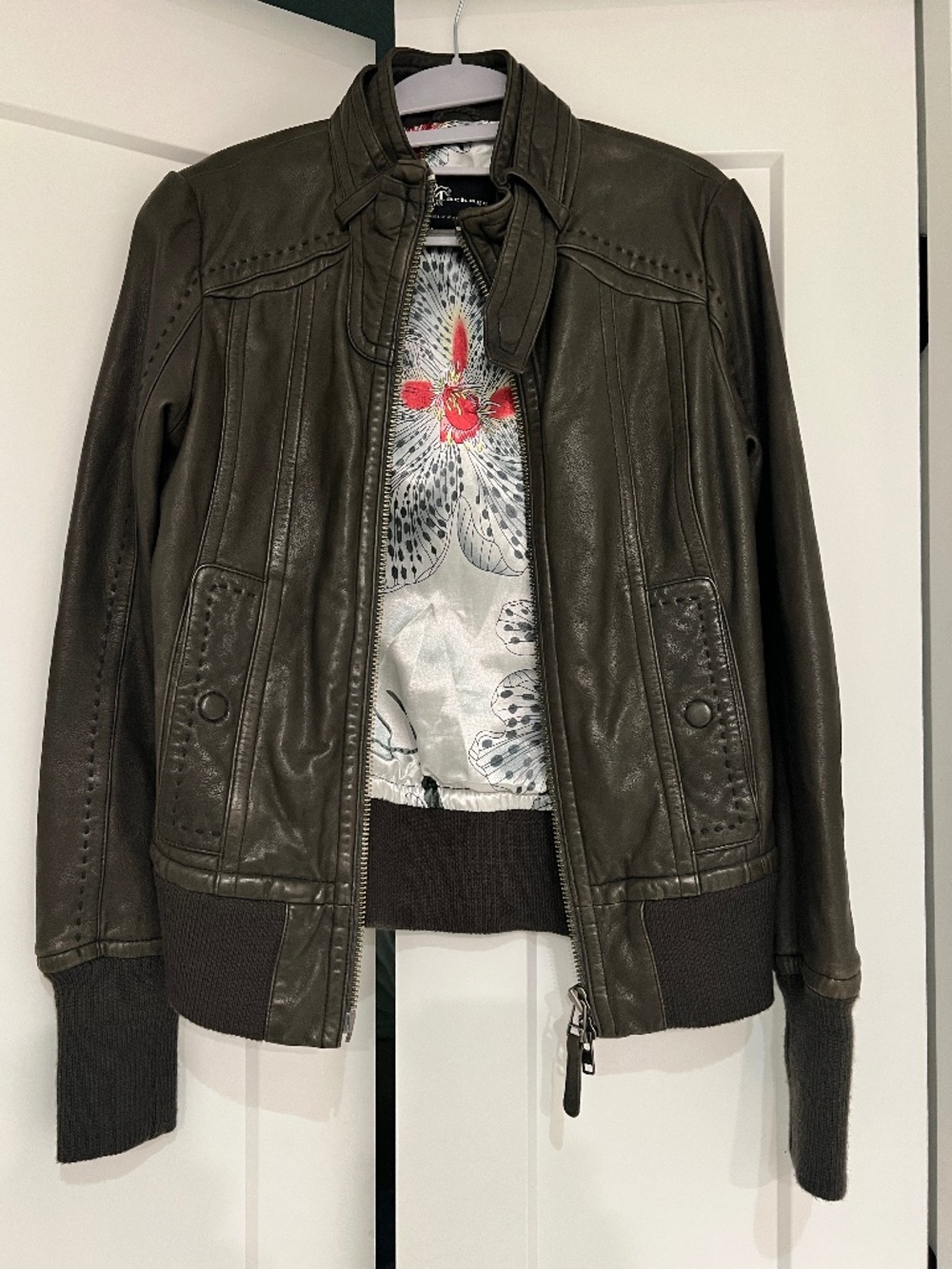 Vintage inspire Mackage by Aritzia petite leather jacket
